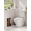Tabouret de toilette pliable BLUEWEST, 7 pouces, noyer