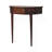 Solid Wood Backless Mounted Console, 1-Drawer, Chestnut, Brown