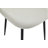5-piece Wood Grain Dining Table And 4 White Fabric Upholstered Dining Chairs With Metal Base For Kitchen, Dining Room, Living Room