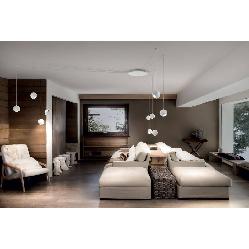 Lodes Spider Suspension Lamp Line-V, Matte White