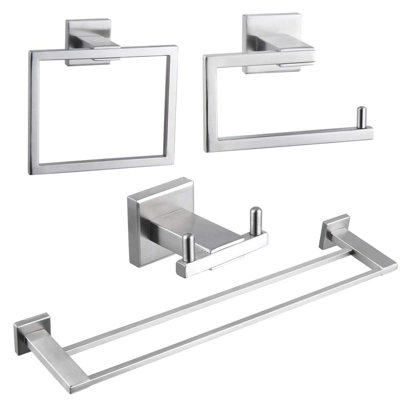 4 - Piece Bathroom Hardware Set