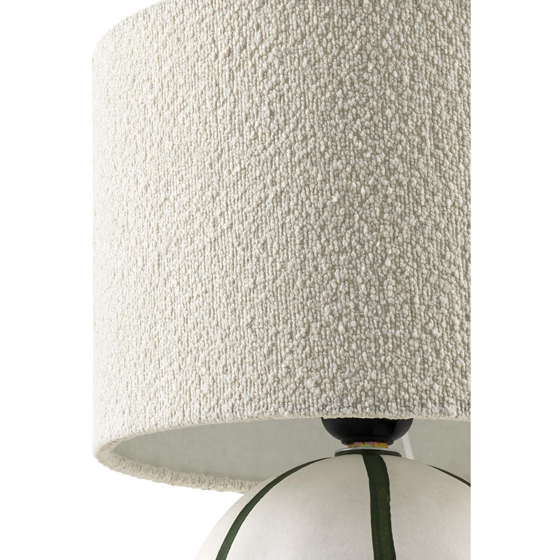 Kowal Kinki Table Lamp, Cream/Green