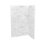 Utile 4832 Composite Direct-to-Stud Two-Piece Corner Shower Wall Kit in Marble Carrara-123534263