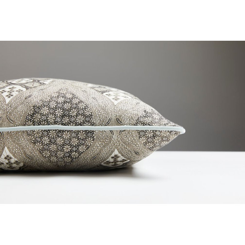 Pacifica Linen Square Pillow Cover & Insert, Truffle