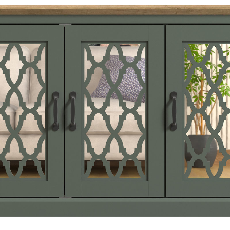 Chessani 45.7' Wide Sideboard, Kale Green/Reveira Eichi