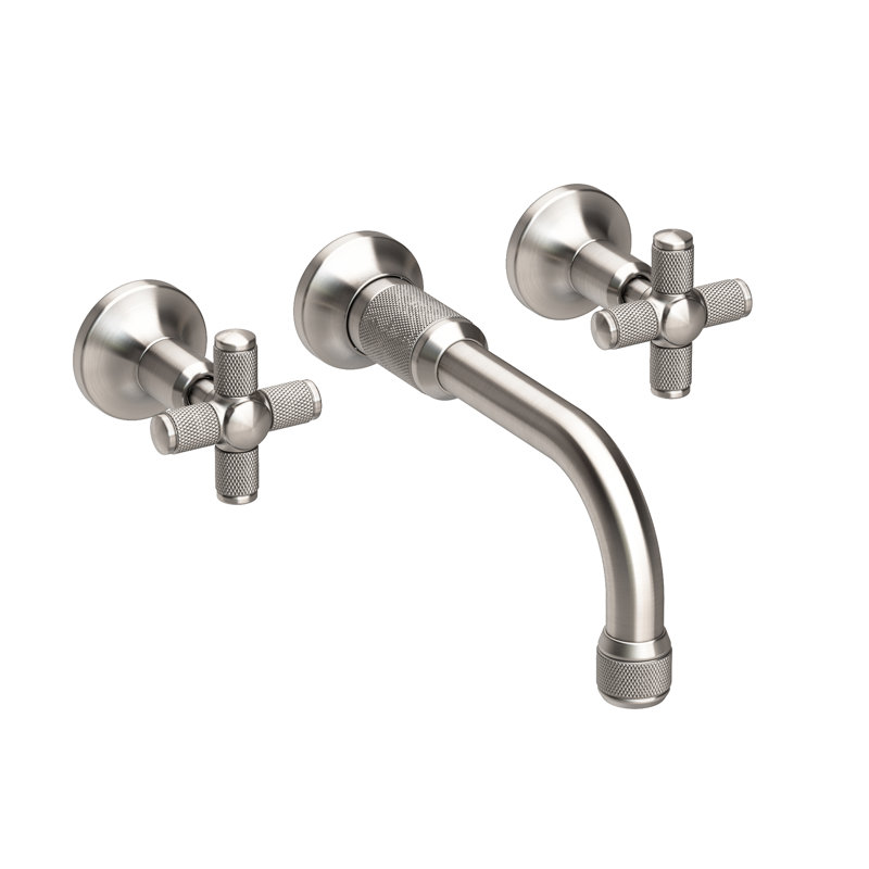 Wall Mount Lavatory Faucet, Satin Nickel (PVD)