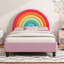 Lit plateforme tapissier Rainbow Design