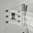 Wall Mounted Shower System with Bodysprays