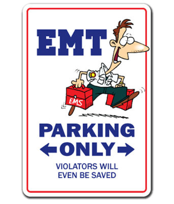 Emt Decal Paramedic Sign
