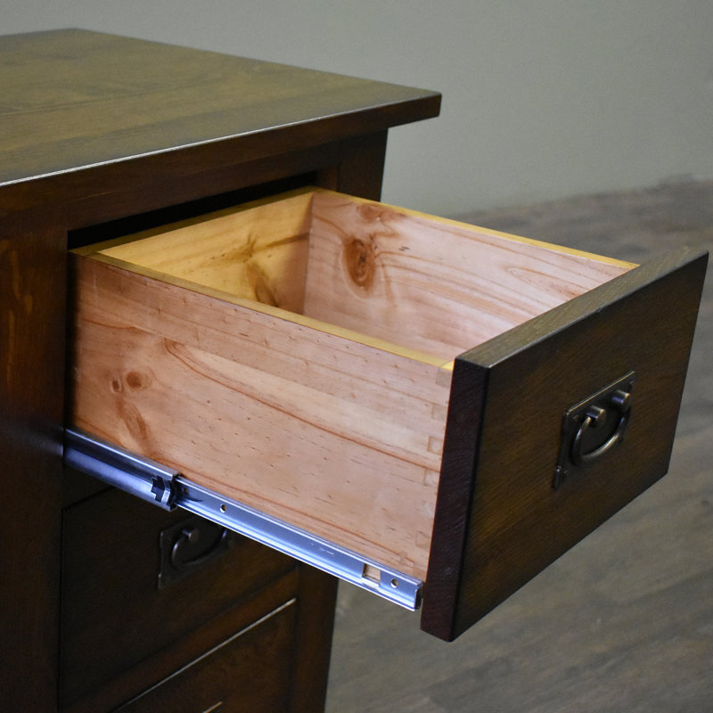 Mission Quarter Sawn Oak 3-Drawer Nightstand | In Stock & Ready to Ship