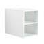 Meuble-lavabo mural 60 po avec lavabo et armoire latérale 60 po