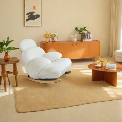 Mendushe Upholstered Rocking Chair