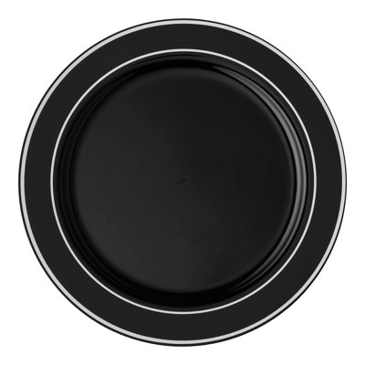 Assiette à dîner jetable en plastique