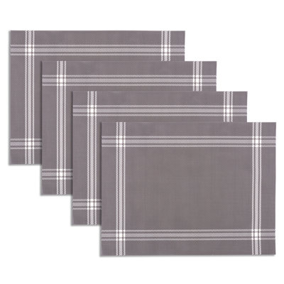 Aleecia Cotton Striped Rectangle