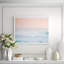 Pink And Blue Beach Sunset Giclee Print-33860474