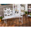 Banc de jardin en métal côtier Howell