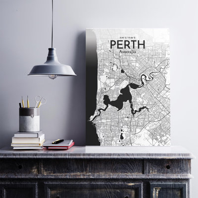 «Perth City Map», impression