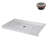 Streamline 60 in. x 36 in. Alcove Acrylic Shower Base in Matte Marble with Center Drain, Drain Included-118934408