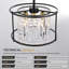 Lustre moderne en cristal noir avec hauteur réglable, luminaire suspendu tambour réglable pour salle à manger, îlot de cuisine, salon, entrée et couloir