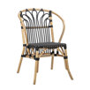 eleganter gartensessel aus rattan