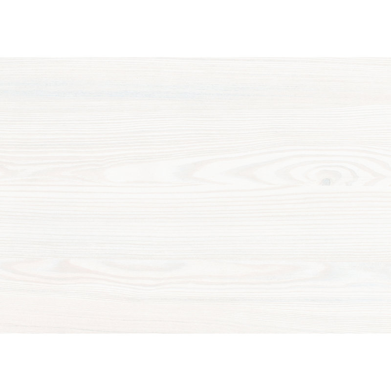 Lit double blanc avec tête de lit et rails blanc moderne - bois d'ingénierie,, Blanc, Lit double