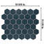 Carreau de mosaïque en porcelaine nid d'abeille 2 po x 2 po Tribeca-51020431
