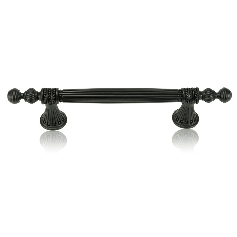 5” C TO C CHESAPEAKE  PULL MUSEUM , Matte Black, 5"