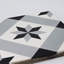 Kotoubia 8" x 8" Cement Patterned Wall & Floor Tile