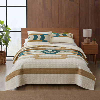 Trail Star Quilt Set Multi Twin