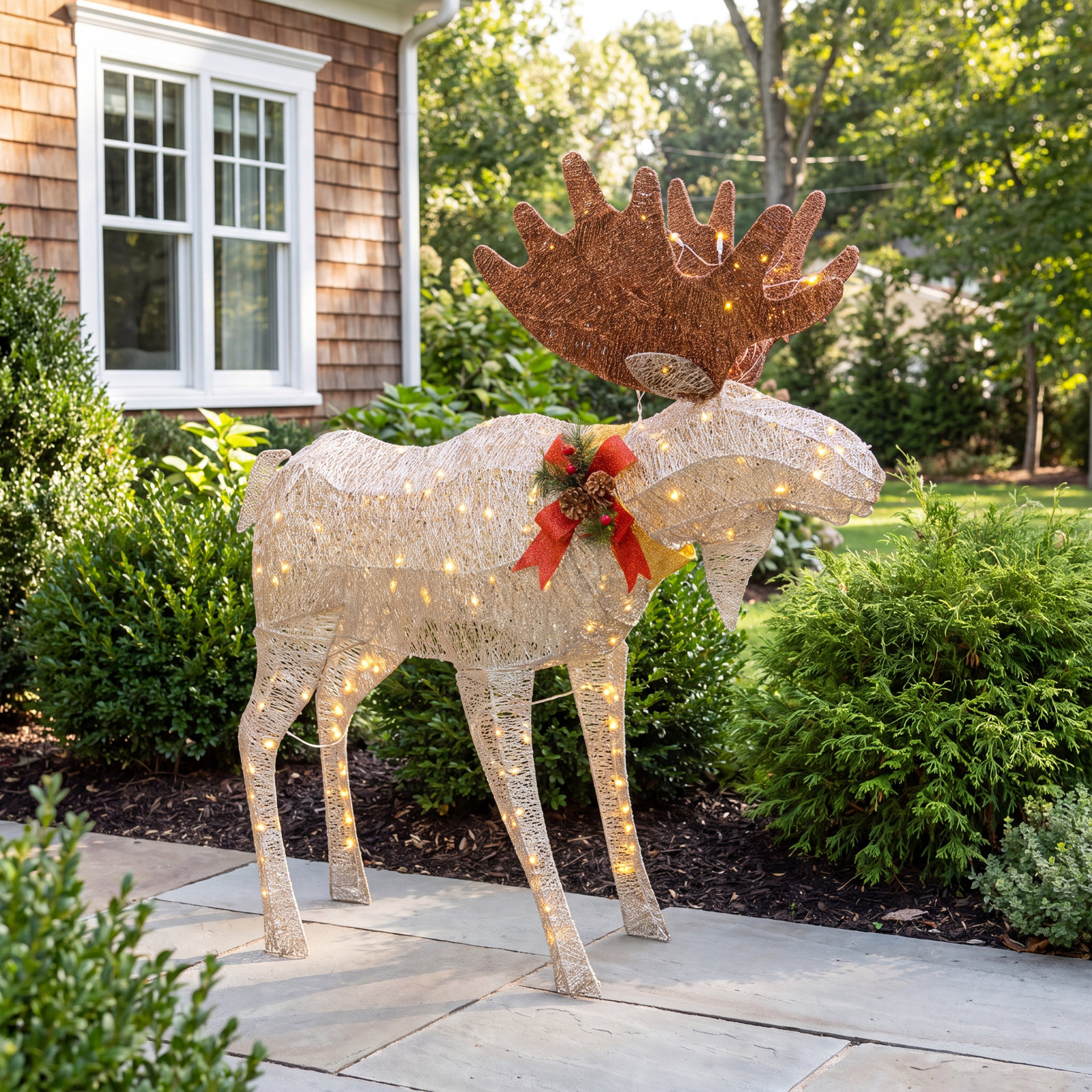 The Holiday Aisle® 48" Lighted Moose