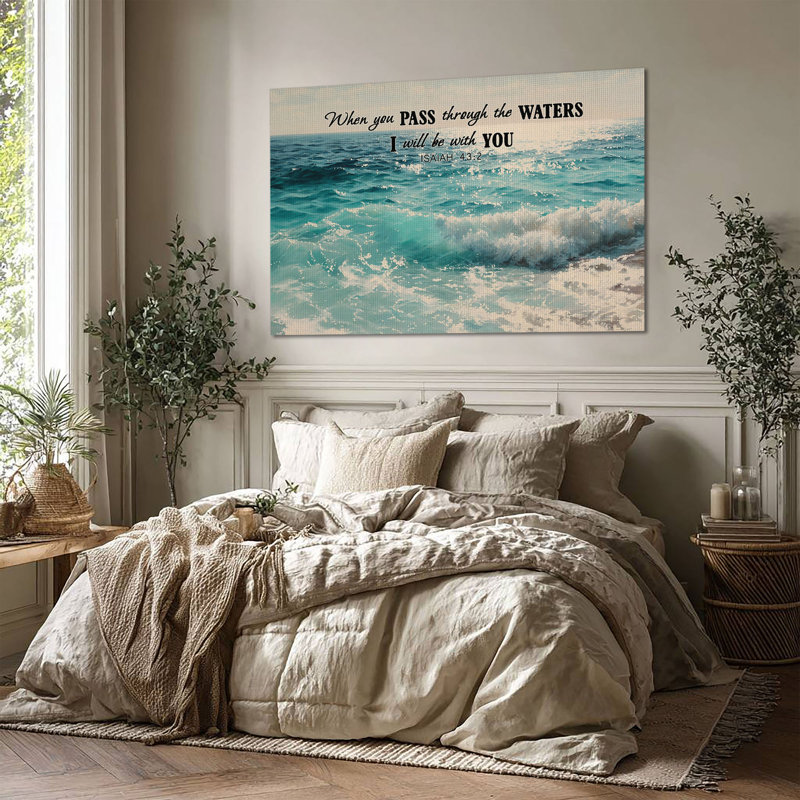 Art mural sur toile grand format Safe Through Seas - Décoration de salon, de chambre à coucher ou de bureau