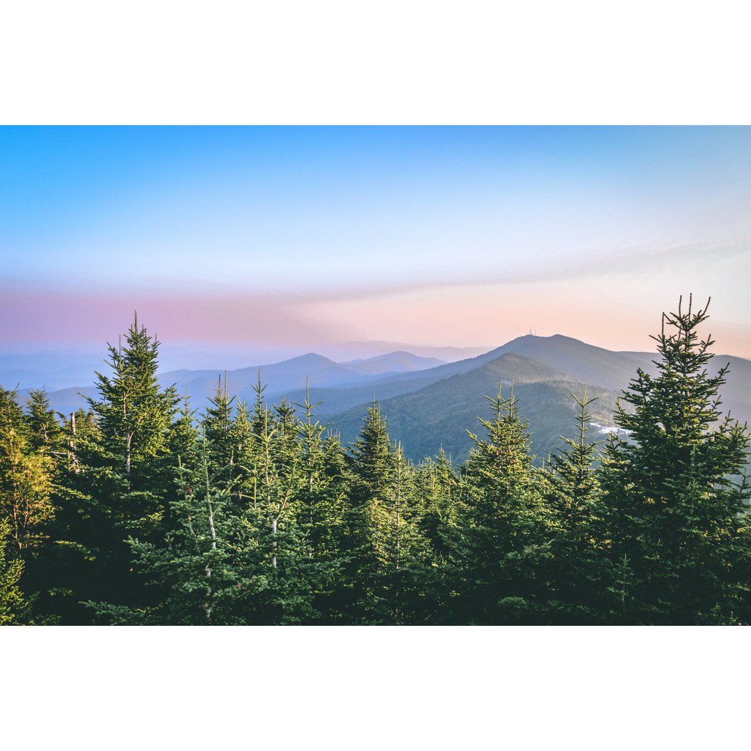 Leinwandbild Mount Mitchell bei Asheville, North Carolina