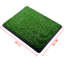 Toilette artificielle pour animaux de compagnie en pelouse artificielle avec couche intermédiaire - pelouse et base pour chien 20 x 25 po