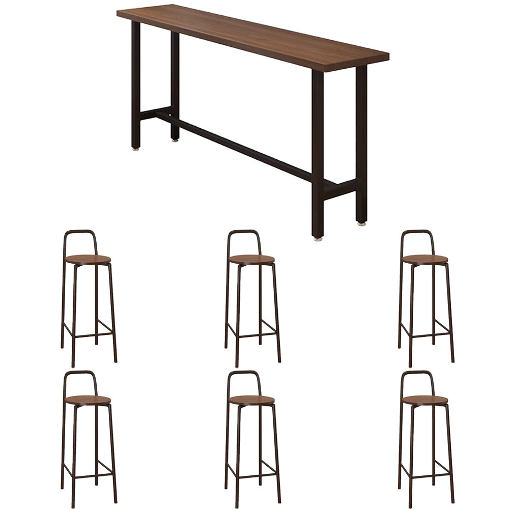 17 Stories Solid wood simple bar counter tables and chairs - Wayfair Canada