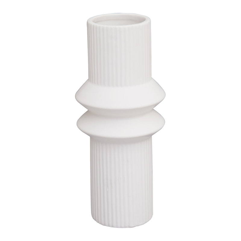 Fabia Vase, White
