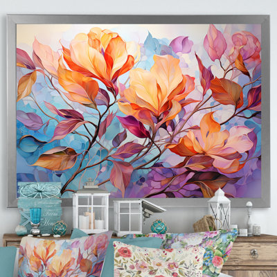 «Dreamy Colorful Foliage I», reproduction sur toile