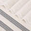  Ensemble de serviettes de salle de bain à motif géométrique côtelé Orletta-1099260272