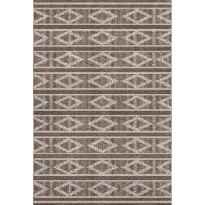 Premium Machine Washable Birchview AMF1029 Geometric Rug