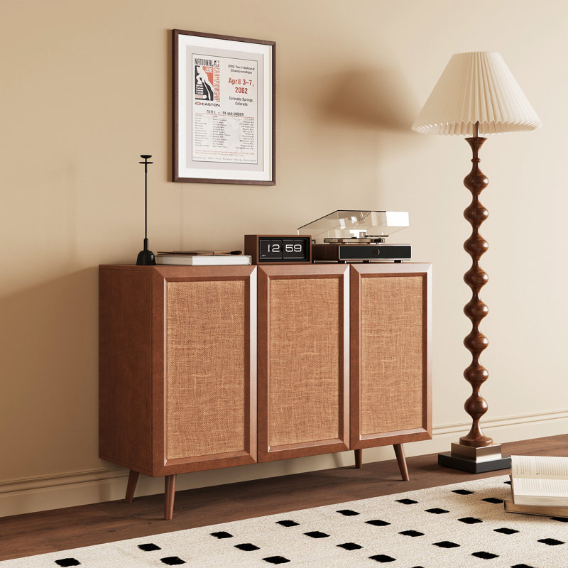 Buffet décoratif avec portes et tablettes