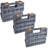Stalwart Tool Box Organizer - Portable Parts Organizer with Customizable Compartments for Hardware