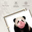 Impression sur toile Bubble Gum Baby Panda-918308602