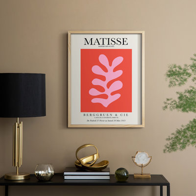 Matisse XCIV, reproduction d'art encadrée - bois massif