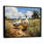 Black Floater Framed