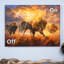 Courir Buffalo 18 x 24 entièrement illuminé impression DEL ColorChange