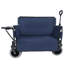 Chariot pliant 3 en 1 avec banquette et plateau de table pliable monté à l'arrière - capacité de 500 lb, pneus de plage 9 po x 4 po pour le camping-130603053