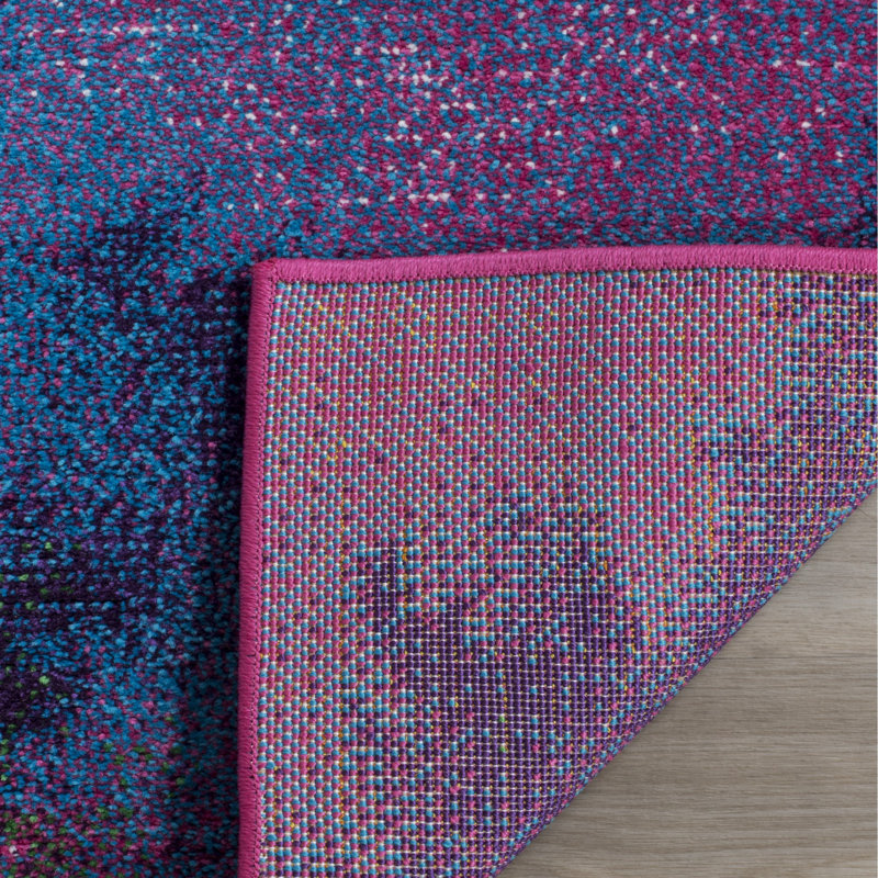 Clara Watercolor Performance Abstract Rug, Rectangle 2'7" x 5'