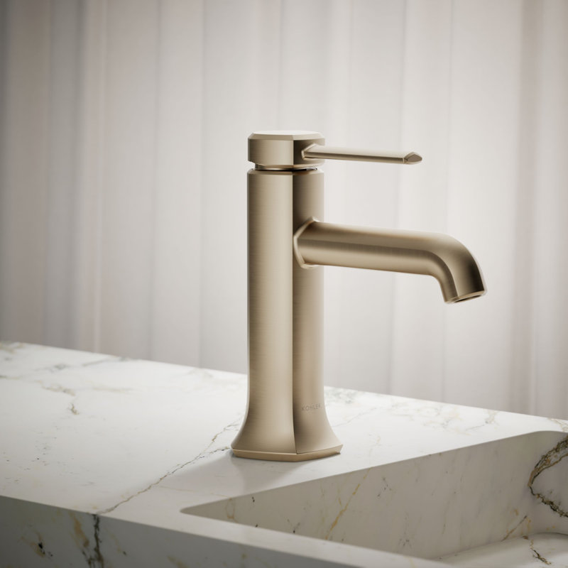 Occasion Single-Handle Sink Vessel Sink Bathroom Faucet with Drain Assembly, Vibrant Brushed Bronze