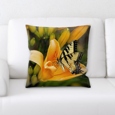 Coussin décoratif papillon