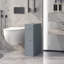 Armoire de toilette pour salle de bain - Gris. Peu encombrant et fonctionnel. Plusieurs compartiments.