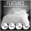 Cotton Blend No Pattern Duvet Cover Set with Pillowcases-118805059-118805055